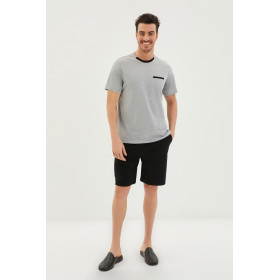 Yarım Bisiklet Yaka Şortlu...