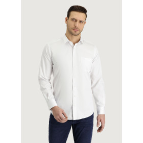 Uzun kol düz klasık gömlek